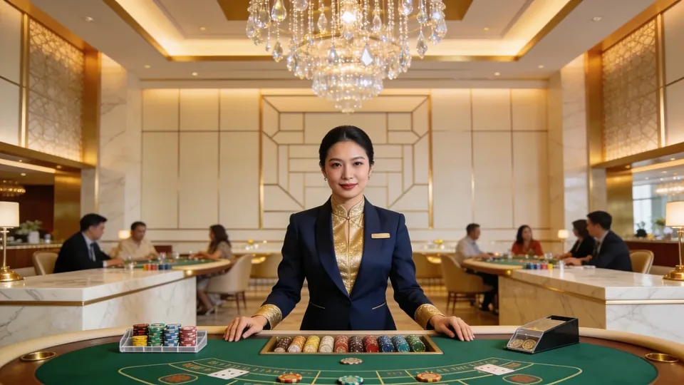 Baccarat and Dragon Tiger Tables